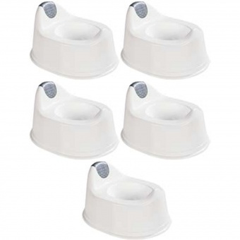 Baby Töpfchen 5er Set, stapelbar, Farbe creme 